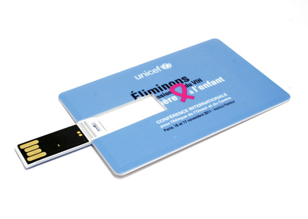 Clé USB Carte Affaire UNICEF